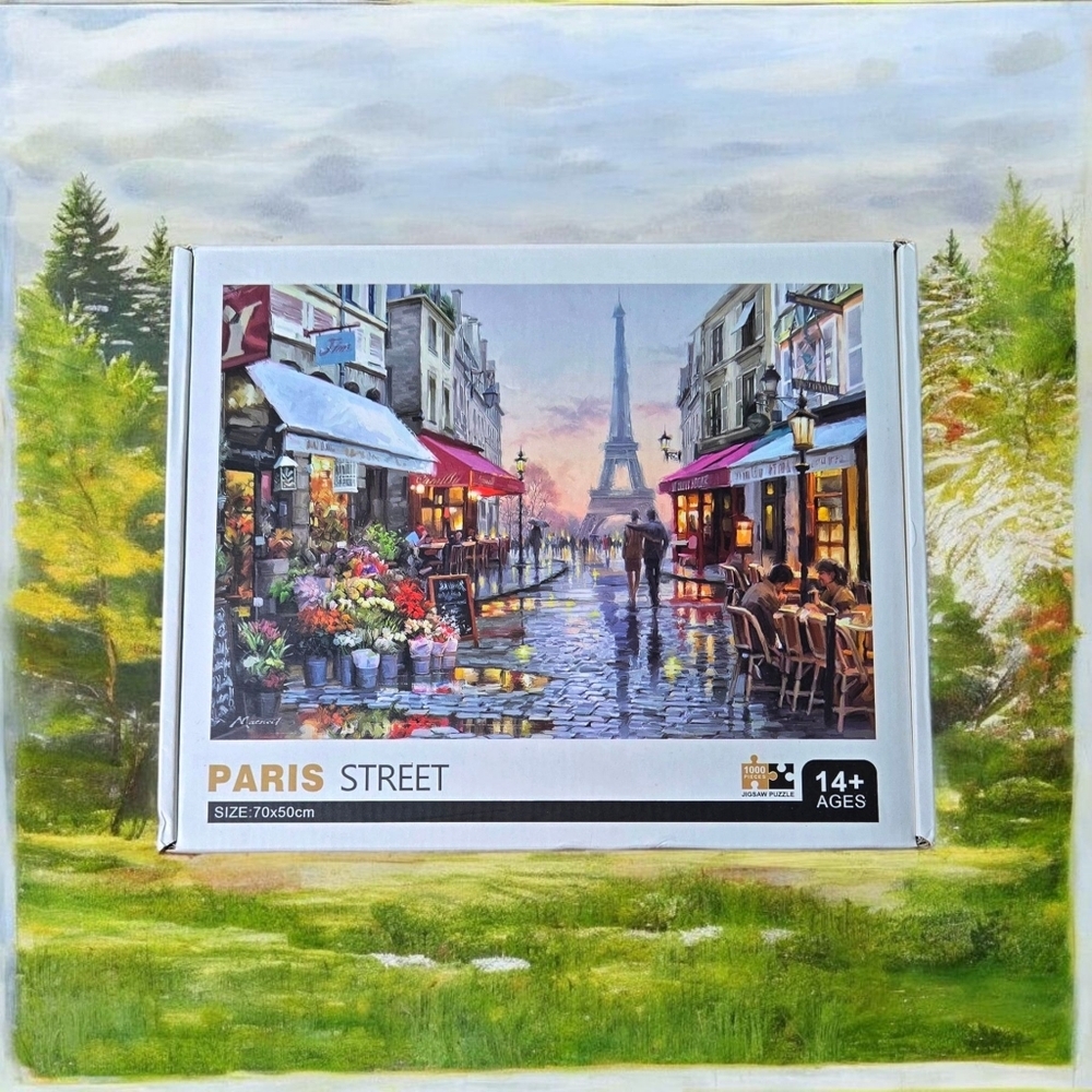 Paris Street Puzzle 1000 Pieces Size 70x50 CM
